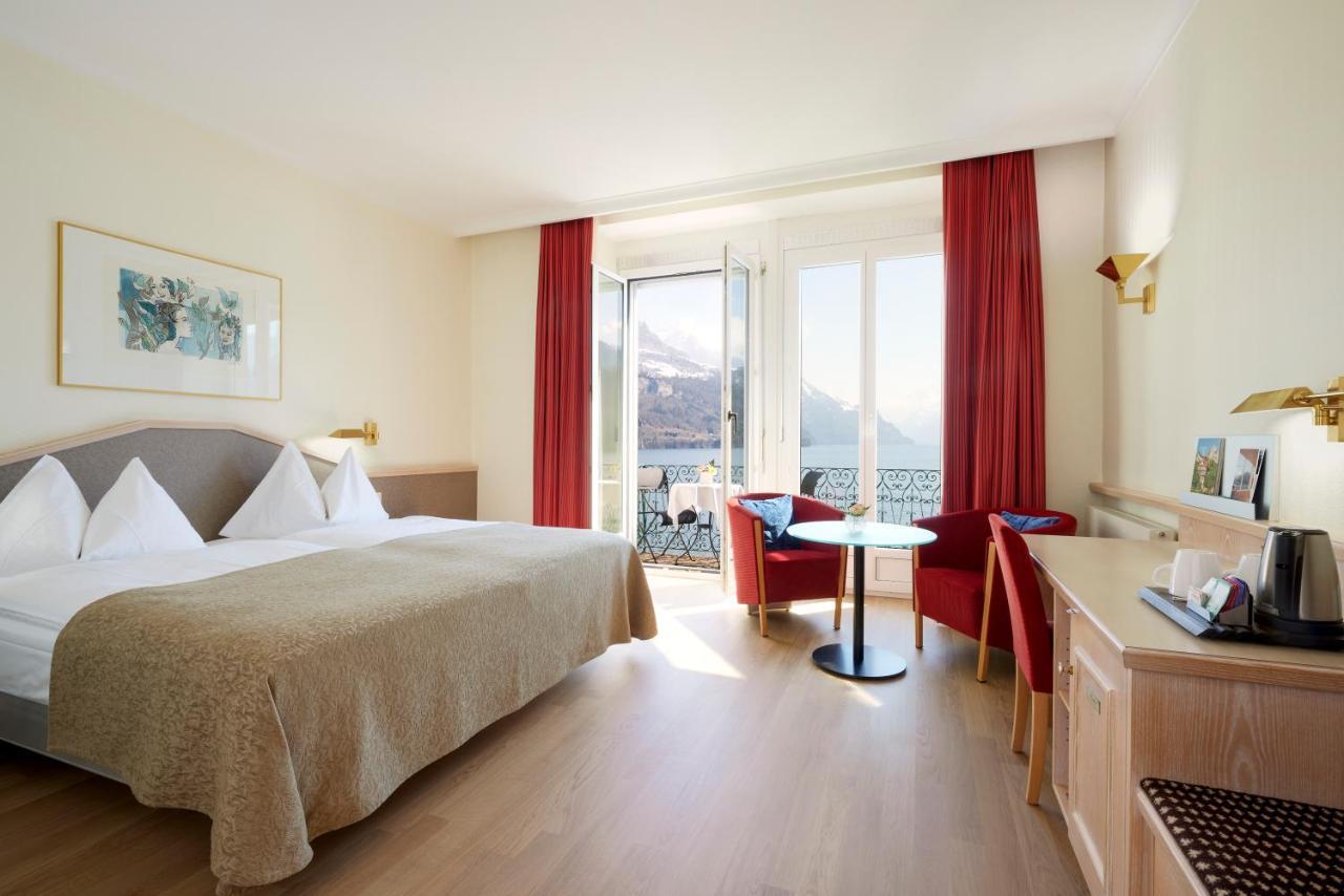 Seehotel Waldstaetterhof Swiss Quality Brunnen Eksteriør bilde
