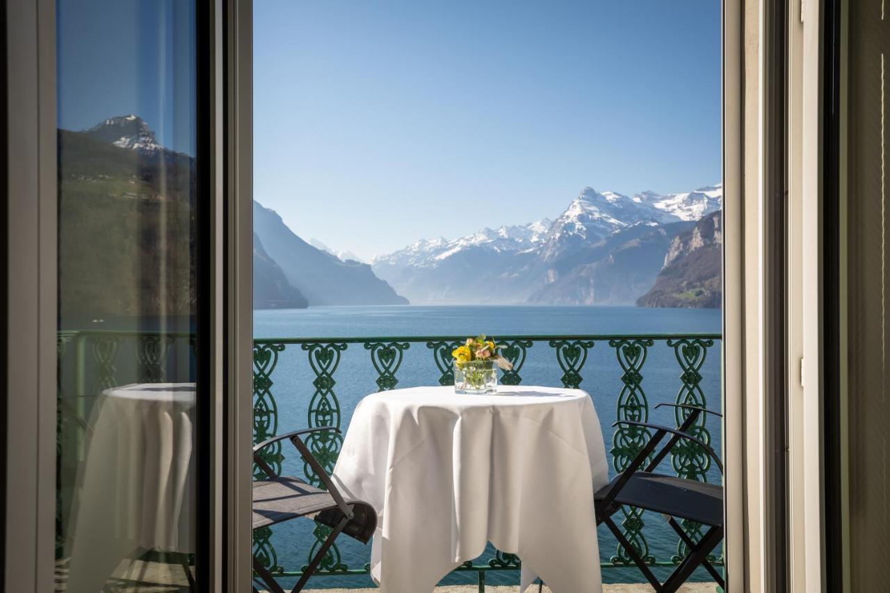 Seehotel Waldstaetterhof Swiss Quality Brunnen Eksteriør bilde